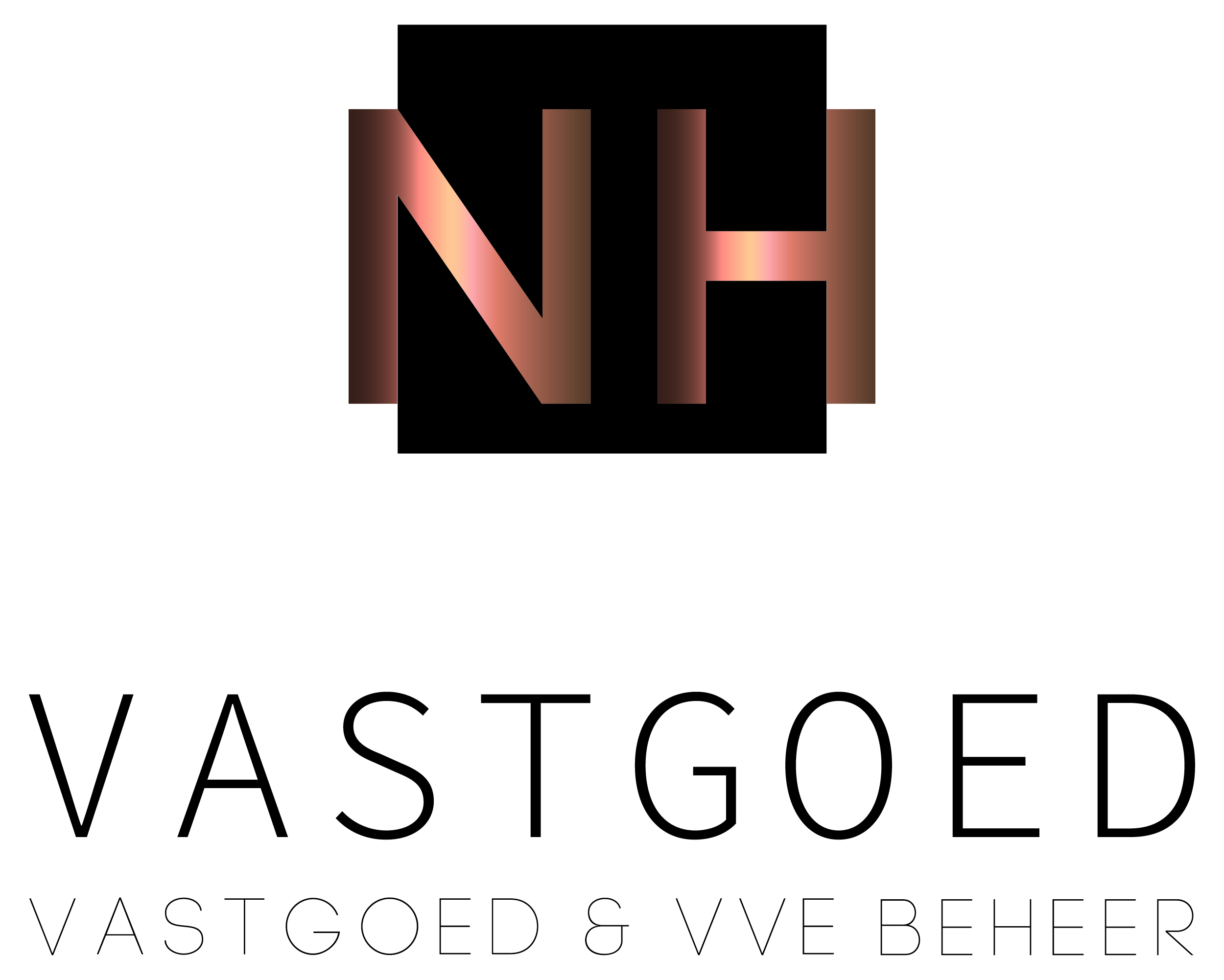 NH Vastgoed - Staand Zwart